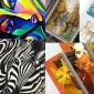 What are the characteristics of oil paint flower paintings?